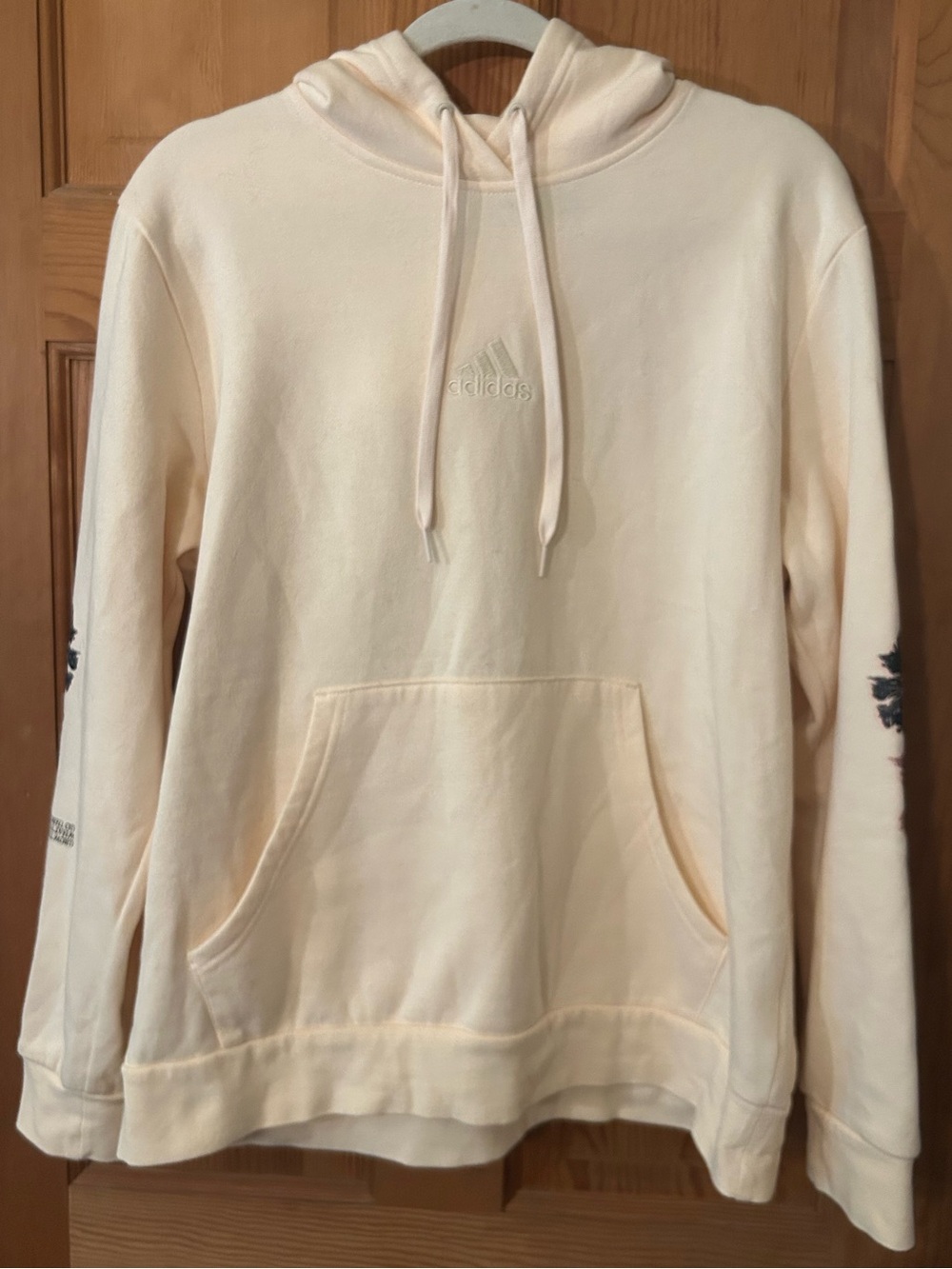 adidas Women’s Pale Cream Hooded Sweatshirt